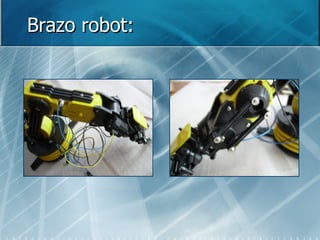 Brazo robot: 