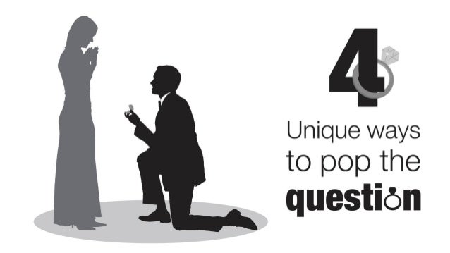 4 Unique Ways To Pop The Question 4 Unique Ways To Pop The Question