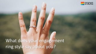What does your engagement
ring style say about you?
 