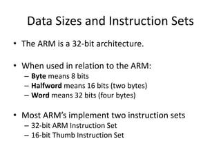 Arm architecture | PPTX