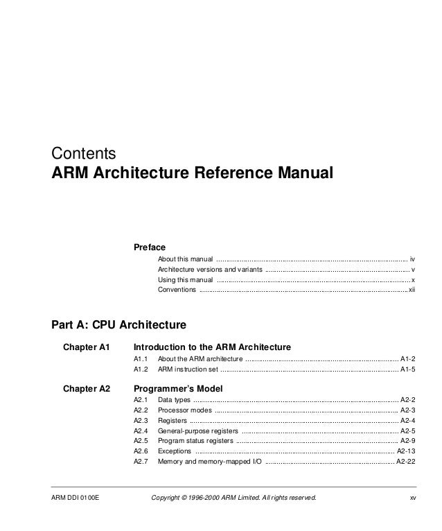 Arm architecture reference manual 2 ed