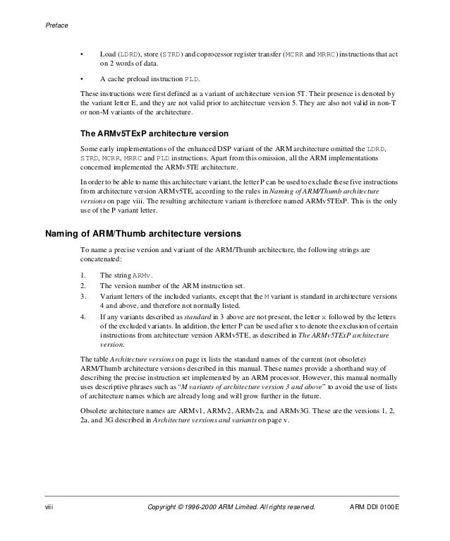 Arm Architecture Reference Manual Arm11