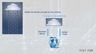 Apelido da internet, em base ao seu contexto.
Download
= Baixar
Upload
= Subir
 