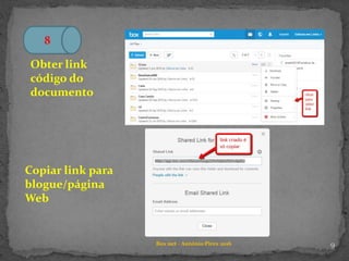 9Box net - António Pires 2016
8
Obter link
código do
documento
Copiar link para
blogue/página
Web
 