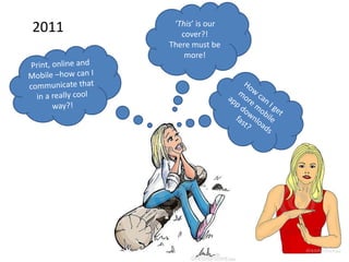 2011 ‘This’ is our
cover?!
There must be
more!
 