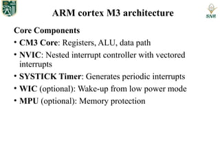 The overview of ARM cortex M3 architecture.pptx