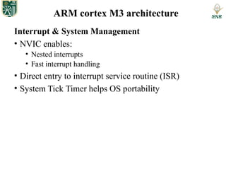 Cortex Fast Ingwe The overview of ARM cortex M3 architecture.pptx