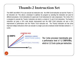 ARM CORTEX M3 PPT | PDF