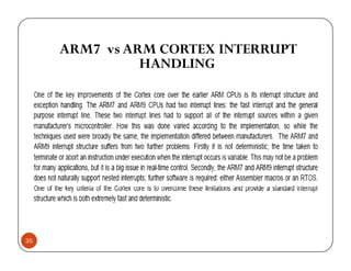ARM CORTEX M3 PPT | PDF