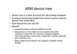 Arm device tree and linux device drivers | PPT
