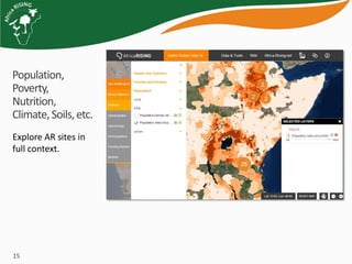 Project mapping, monitoring and data management tools for Africa RISING