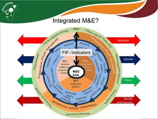 Monitoring and evaluation at the Africa RISING ESA project level