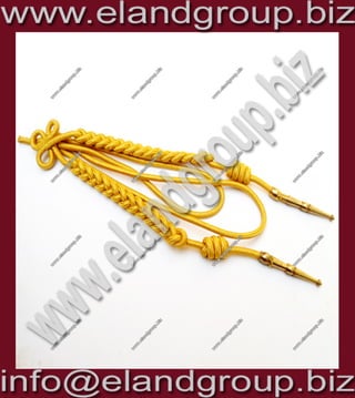 Armed drill aiguillette