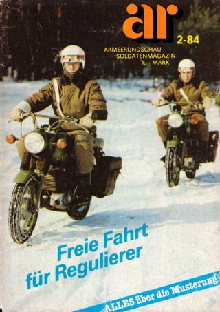 NVA: "Armeerundschau", Februar 1984