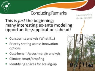 Ex-ante modeling analysis of maize yield responses to nutrient management options in Malawi: Action Sites – Dedza & Ntcheu