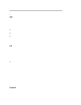 ==================================================
-
239
=
=
=
CE
=
Control
 