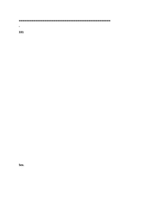 ==================================================
-
331
Sex.
 