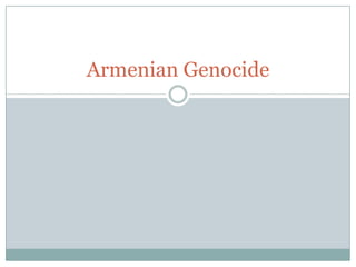 Armenian Genocide 