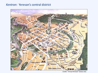 Kentron: Yerevan’s central district
Credit: “Virtual Yerevan” (haias.net)
 