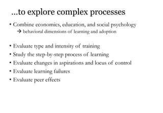 Improving evidence on the impact of agricultural research and extension: Reflections on CSISA’s experience