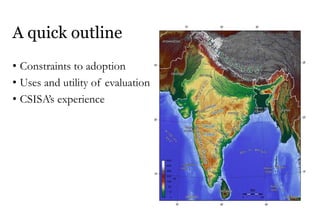 Improving evidence on the impact of agricultural research and extension: Reflections on CSISA’s experience