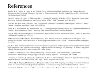 Improving evidence on the impact of agricultural research and extension: Reflections on CSISA’s experience