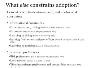 Improving evidence on the impact of agricultural research and extension: Reflections on CSISA’s experience