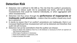 Formular Fr Detection Risk ARMGT402-Topic 2d Audit planning.pdf bhb | PDF