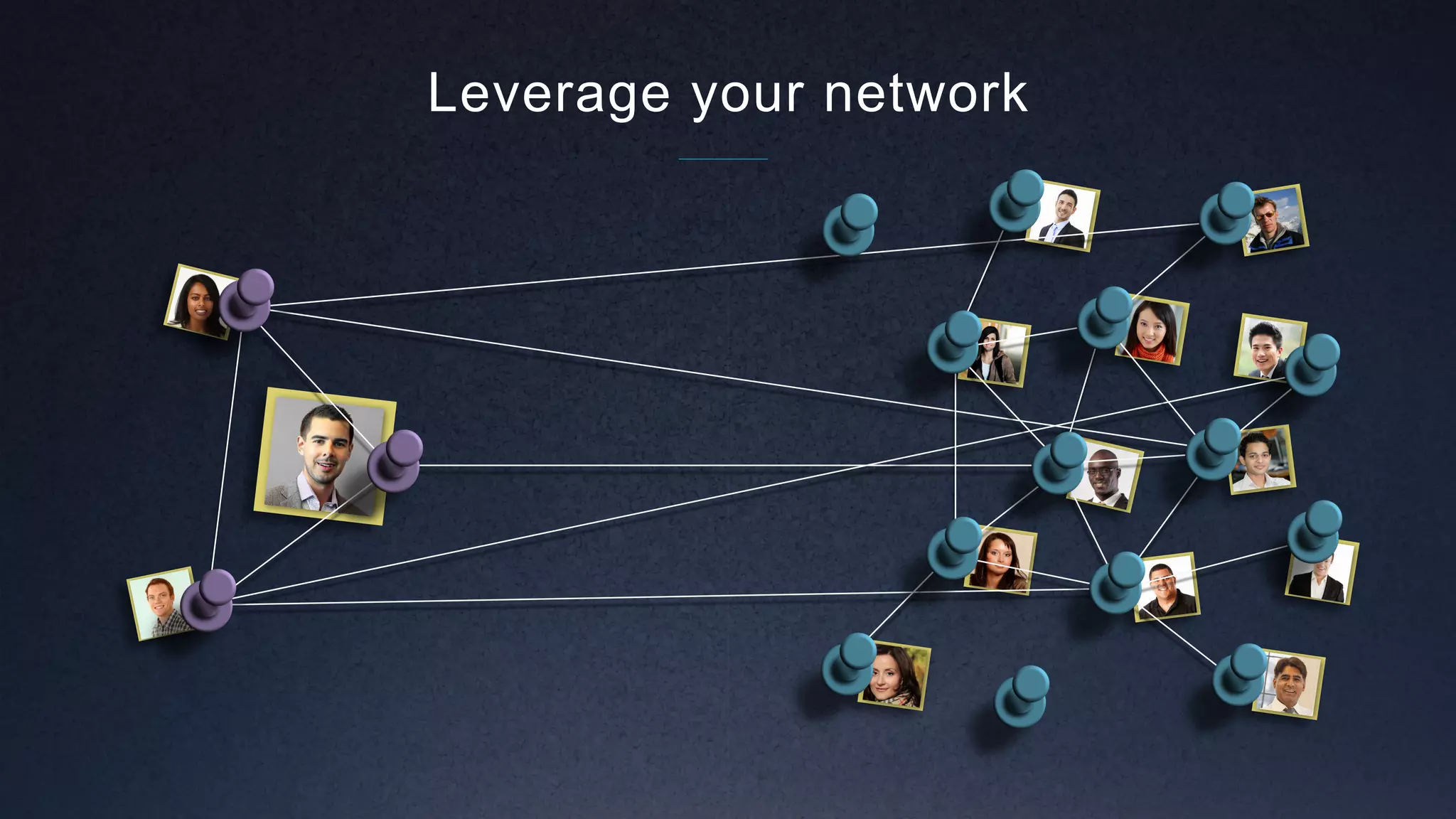 Leverage your network
 