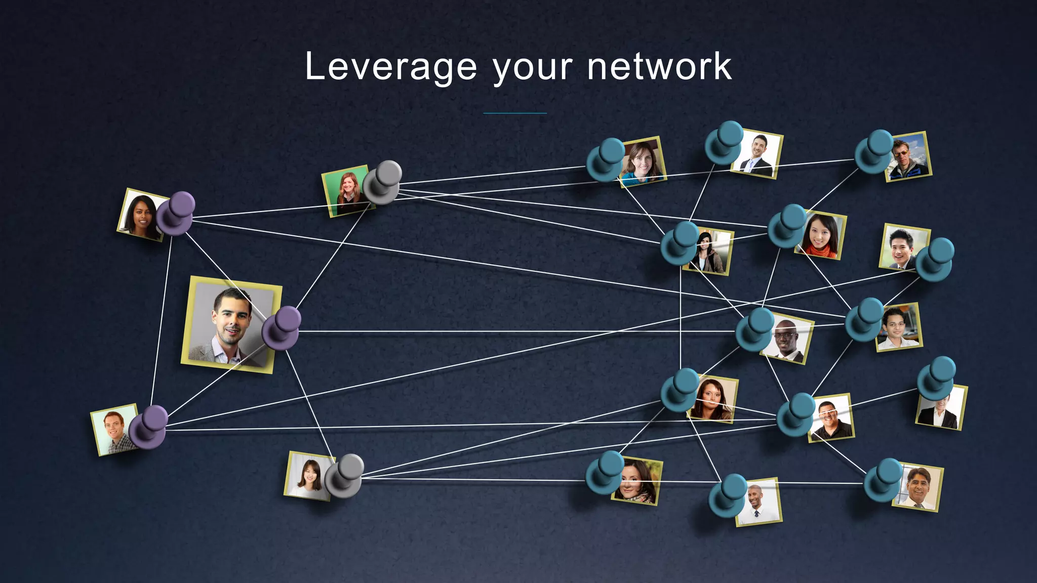 Leverage your network
 
