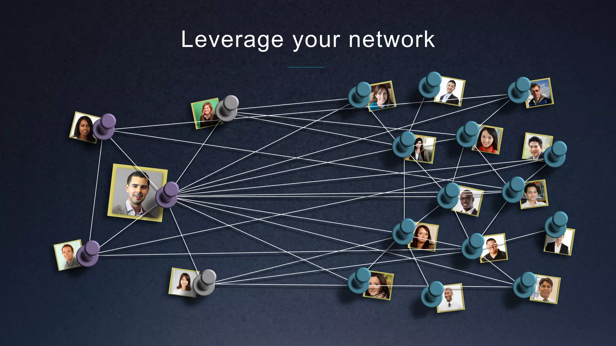 Leverage your network
 