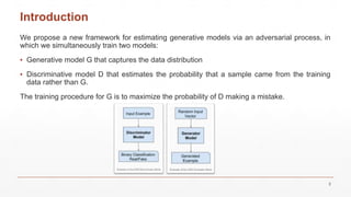 Generative Adversarial networks | PPTX
