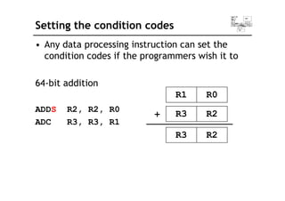 R1 R2 R3 Code Status ARM_InstructionSet.pdf; For VTU 22 regulation course code BCS402 | PDF