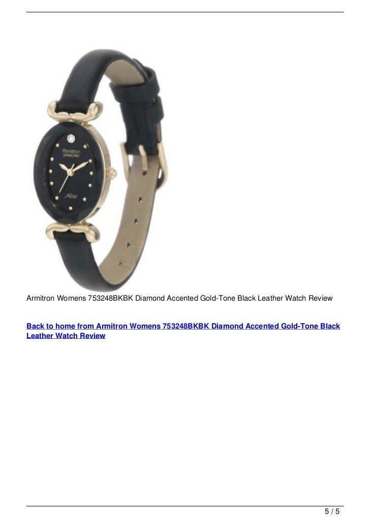 armitron diamond watch review