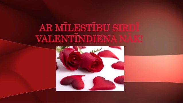 Ar Milestibu Sirdi Valentindiena Nak