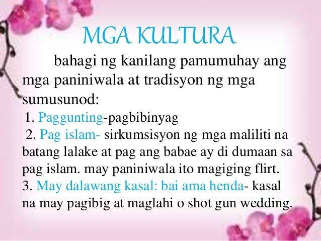 Mga Tradisyon At Paniniwala Ng Mga Pilipino - SAHIDA