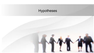 Hypotheses
 