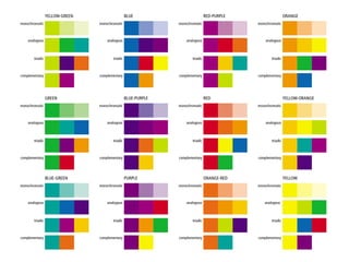 Armonías cromáticas