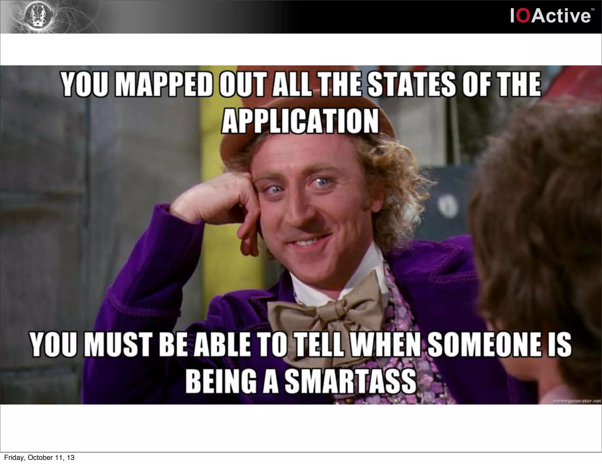 Friday, October 11, 13
 