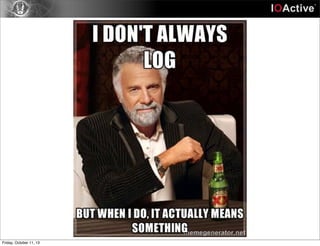 Friday, October 11, 13
 