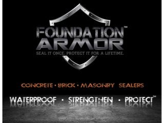 Copyright 2013 Foundation Armor
 