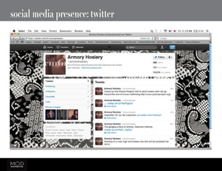 social media presence: twitter
 