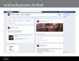 social media presence: facebook
 