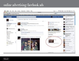online advertising: facebook ads
 
