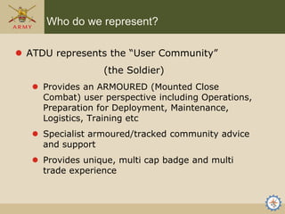13 January 2015: Armoured Trials and Development Unit | PDF