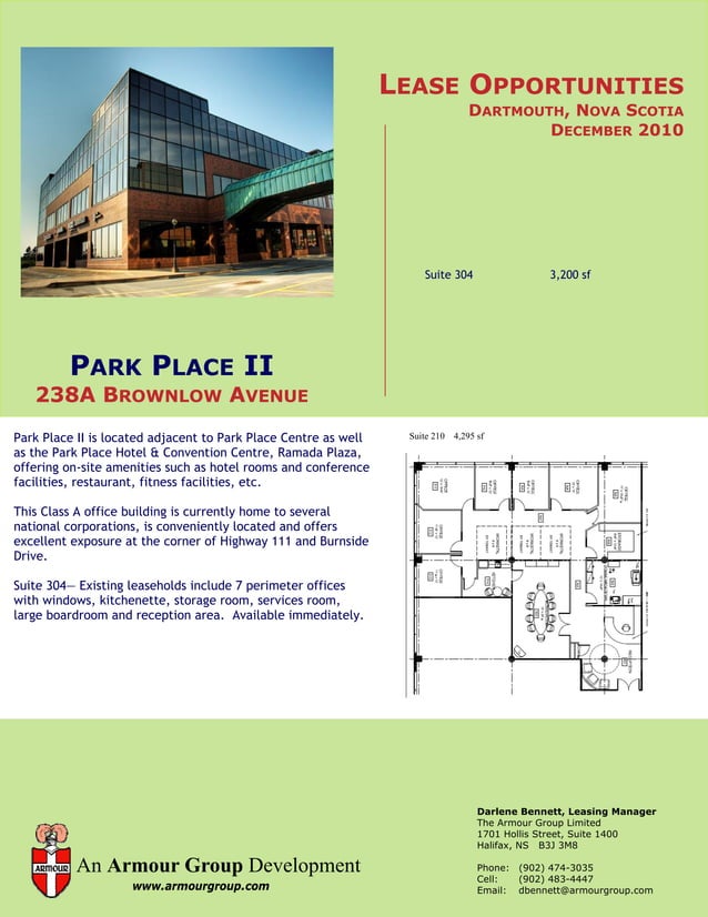 Quality office space for lease in Halifax Armour Group Limited