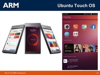 22TM 2239v10 The ARM Architecture
Ubuntu Touch OS
 