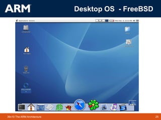 25TM 2539v10 The ARM Architecture
Desktop OS - FreeBSD
 