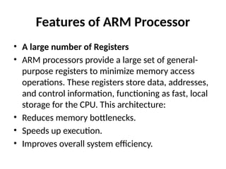 Comprehensive Overview of ARM Processors: Architecture, Features, and ...