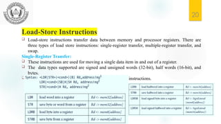 ARM Programming.pptxARM instructions process data held in registers and ...
